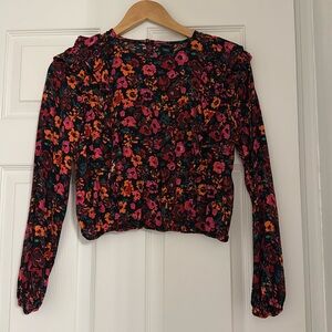 Wild fable floral print top